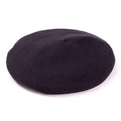 使用棉布的軍事貝雷帽 M 黑色 (18SSN-013) 第1張的照片