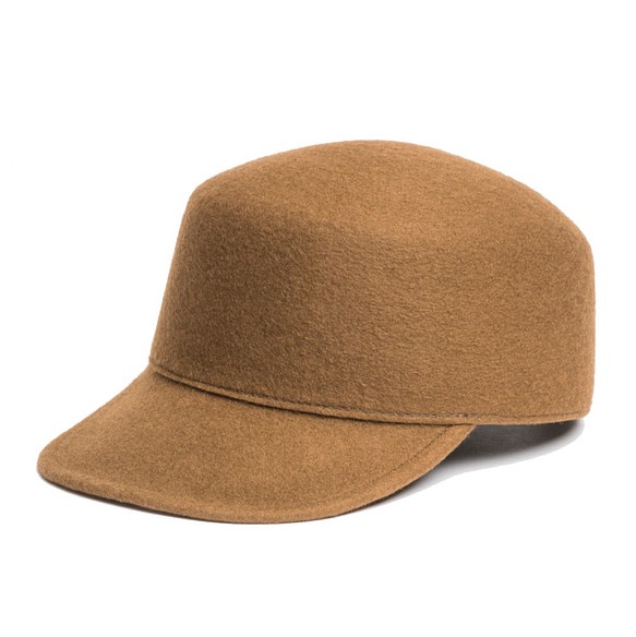 使用極為罕見的日本羊毛的工作帽卡其棕色 (17AWN-007) 第1張的照片