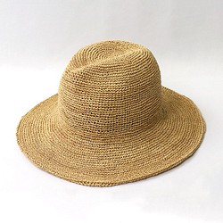 【限量】拉菲草折疊帽自然色（20SSS-005_NAT） 第1張的照片