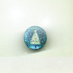 ★手描き★クリスマスツリーのブローチ 01 1枚目の画像