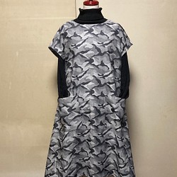 SALE!播州織・Aラインジャンパースカート 1枚目の画像