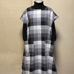SALE!播州織・Aラインジャンパースカート 1枚目の画像