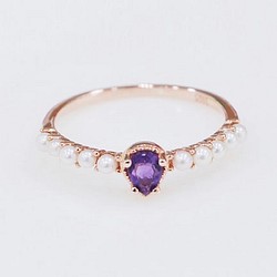 Mi Tesoro シルバー925 アメジスト指輪/智慧珍飾-天然紫水晶戒指 第1張的照片