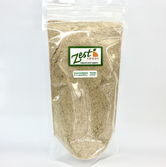 zest-foods グリーンカルダモンパウダー Green Cardamon powder 100g 1枚目の画像