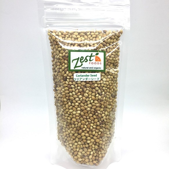 zest-foods コリアンダーシード Coriander seed 100g 1枚目の画像