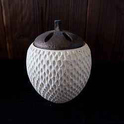 【SALE】珊瑚土香炉・ポプリケース７ 1枚目の画像