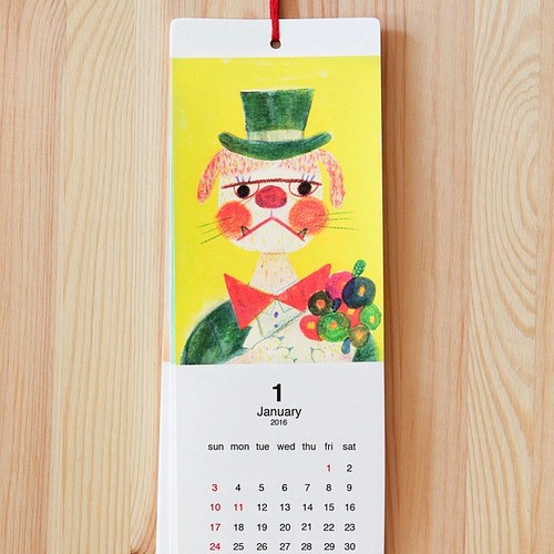 16年イラストカレンダーb カレンダー Satoshi Sugiura 通販 Creema クリーマ ハンドメイド 手作り クラフト作品の販売サイト