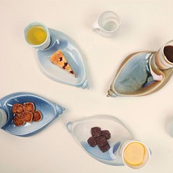 シェルシェルカップデザート皿+新年の構図 1枚目の画像