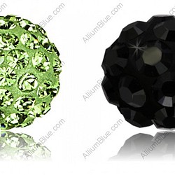 【スワロフスキー#86001】1粒 Pavé Ball 6mm CE Light Green / Peridot 1枚目の画像