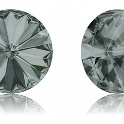 【スワロフスキー#1122】360粒 リボリ SS29 ブラックダイアモンド (215) F 1枚目の画像