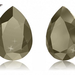 【スワロフスキー#4320】48粒 Pear-shaped 18x13mm クリスタル メタリック ライト ゴールド ( 1枚目の画像