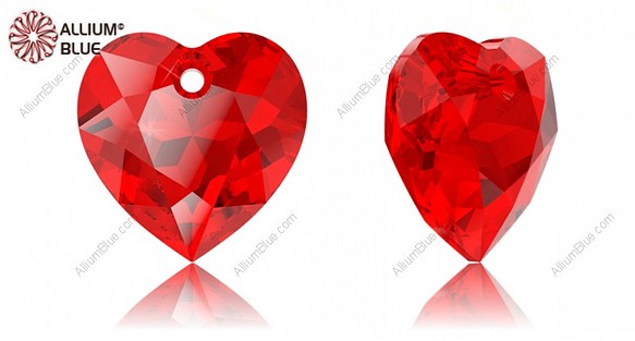 【スワロフスキー#6432】1粒 Heart カット ペンダント 10.5mm ライトシャム (227) 1枚目の画像