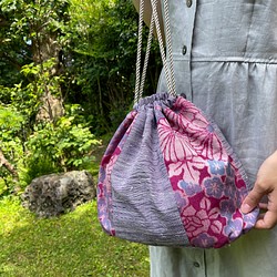 紫（パープル） 巾着バッグ の人気通販｜Creema ハンドメイド・手作り 