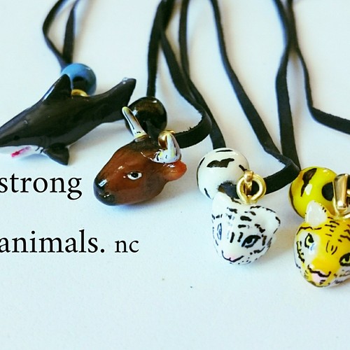 ❝strong animals❞ワイルドな動物たちのネックレス ネックレス