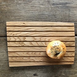 ブレッドボード　パンのカッティングボード　ナラ　オーク 1枚目の画像