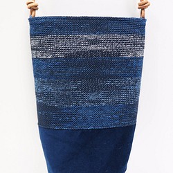 藍色織布水桶袋 第1張的照片