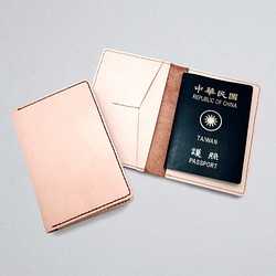 手縫植鞣革 _ 護照夾 / 客製護照套 (13色/免費刻字) 第1張的照片
