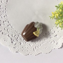 チョコレモンマドレーヌのマグネット 1枚目の画像