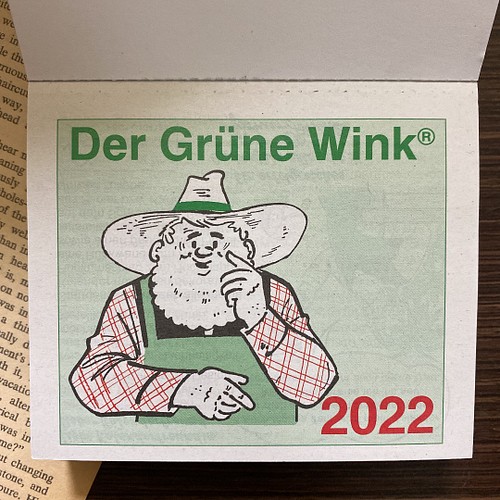 ドイツ 日めくりカレンダー 2022年 カレンダー プチパピエ 通販