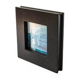 フォトフレーム（スクエアフォーマットサイズ）/ 四角窓 フォトスタンド 写真立て プレゼント ギフト チェキ 玄関 1枚目の画像