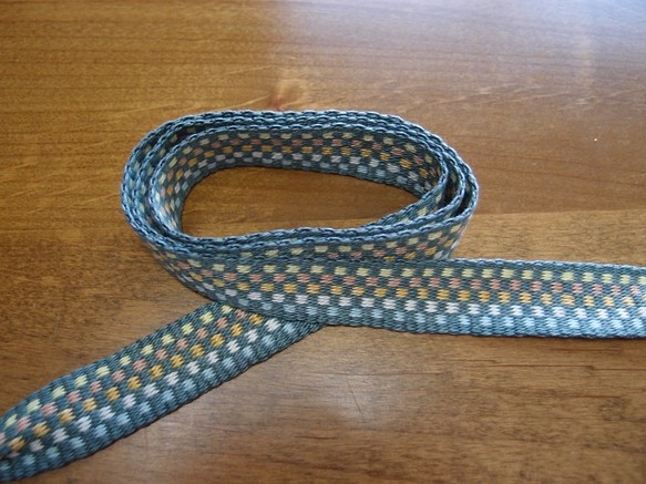 送料無料 ベルト織り（手織り）テープ 1枚目の画像