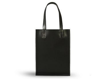 【HOYA BAG】五件式組合手提袋‧水牛革‧極簡約‧黑 第1張的照片