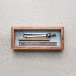 手工木質筆盒∣黑胡桃 第1張的照片
