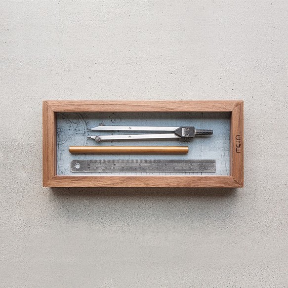 手工木質筆盒∣黑胡桃 第1張的照片