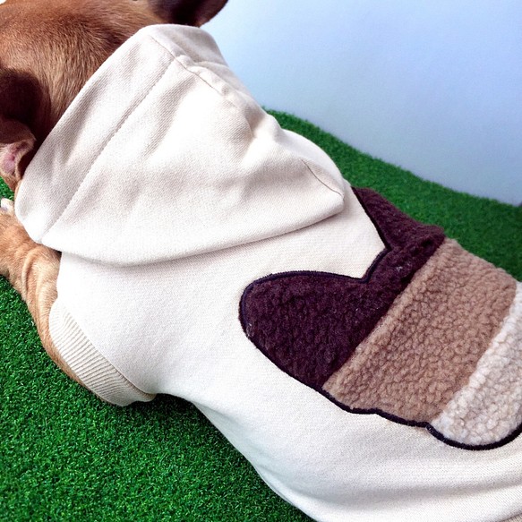 FRENCHIE秋冬新款寵物時尚全棉加厚保暖狗衛衣 第1張的照片
