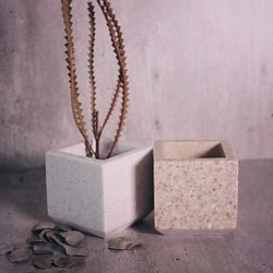 石紋小盆器 / 麻砂色 第1張的照片
