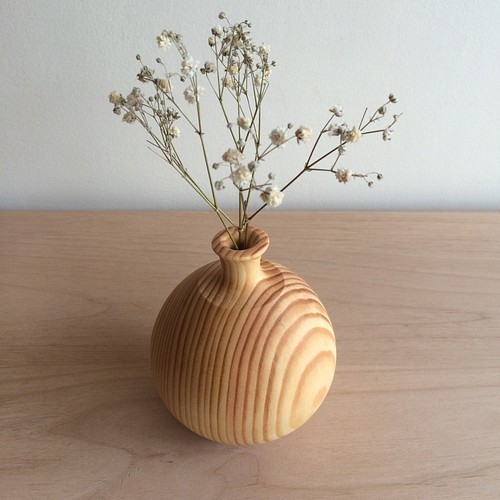 木製花瓶花瓶 花器大石浩介的作品 Creemaー來自日本的手作 設計購物網站
