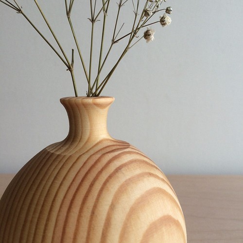 木製花瓶花瓶 花器大石浩介的作品 Creemaー來自日本的手作 設計購物網站