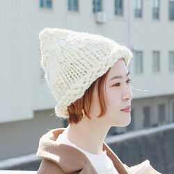 白（ホワイト） ニット帽・ビーニー のおすすめ人気通販｜Creema