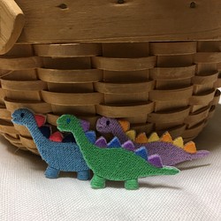 恐龍貼花3顏色集 第1張的照片