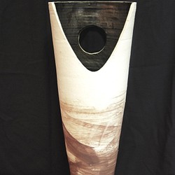 傘立、　陶器。 1枚目の画像
