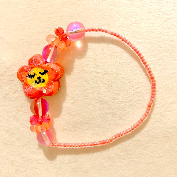 Kawaii smiles flower bracelet / フラワーブレスレット 第1張的照片