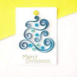 手作捲紙卡片❤聖誕樹 第1張的照片