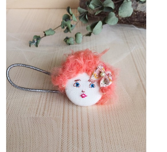 Doll　hair accessory-女の子のヘアゴム 1枚目の画像