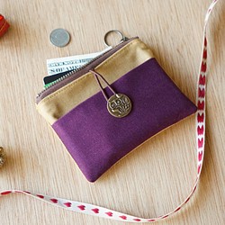 [ 紫色 ] #2 - 小財布 錢包 有口袋 典雅 女 禮物 第1張的照片