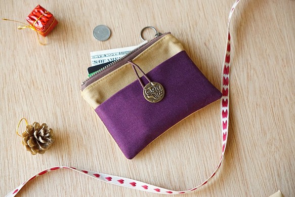 [ 紫色 ] #2 - 小財布 錢包 有口袋 典雅 女 禮物 第1張的照片