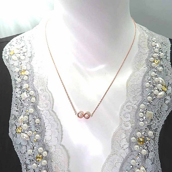Bubbly Necklace Double 新年の贈り物 Pearl Gold 予約販売品 Silver Circle Rose