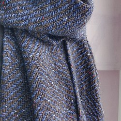 手織りのドネガルツイードスカーフ 1枚目の画像