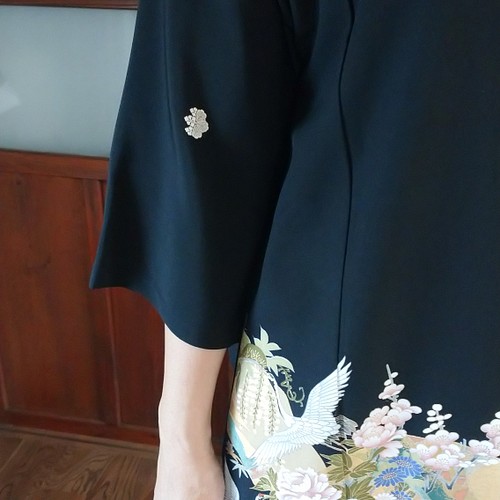 21 Aライン ワンピース 着物リメイク フォーマル 入学式 卒業式 着物 