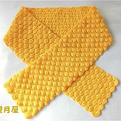 松編みのマフラー 1枚目の画像