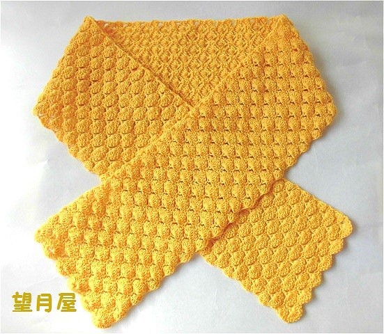 松編みのマフラー 1枚目の画像