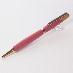 ＜パロサント＞香るオリジナル手作りボールペン（ピンクアイボリー） 1枚目の画像