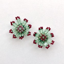 Gerbera (green)ピアス・イヤリング ピアス（その他） 4 of the 1 通販