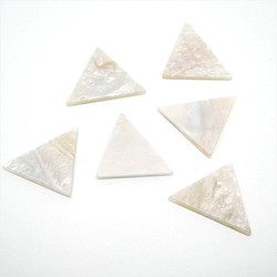 アクリルヴィンテージ板　三角形 ラメパーリー  f011 1枚目の画像