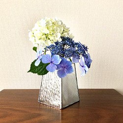 ステンドグラス 花瓶 quatre saisons （S・クリア） 1枚目の画像