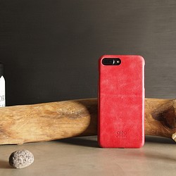 alto iPhone 7 Plus 5.5吋 真皮手機殼背蓋 Original - 珊瑚紅 皮革 保護套 第1張的照片